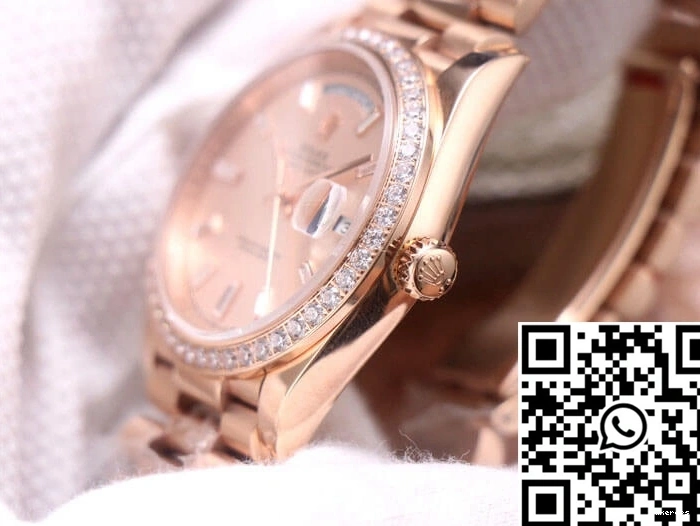 Diamond EW M228345RBR-0007 Rolex Factory Sundust Day-Date Dial 0505